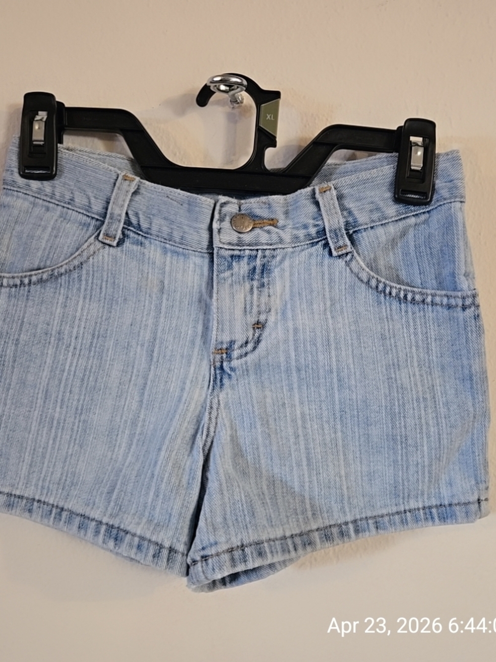 Riders by Lee Light Blue Washed Denim Shorts